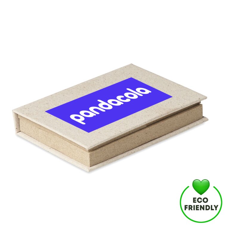 Bloc-notes personnalisé en papier d'herbe - Herba | pandacolach