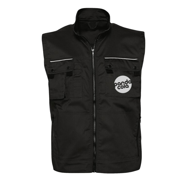 Bodywarmer workwear homme publicitaire 240 gr/m² - Zenith pro | pandacolach
