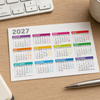 Calendrier personnalisé format carte de visite - Cartan | pandacola - thumb - 1