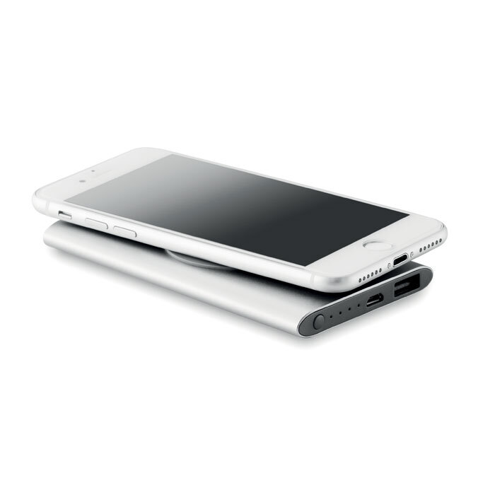 Powerbank personnalisé à induction métal 4000 mAh  - Power&Wireless | pandacola - 2