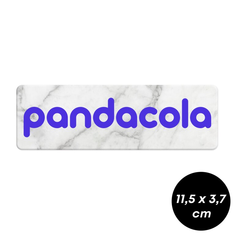 Magnet personnalisé rectangulaire 11,5x3,7 cm - loki | pandacola