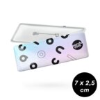 Badge personnalisé rectangulaire 7x2,5 cm - Pan | pandacolach - thumb - 2