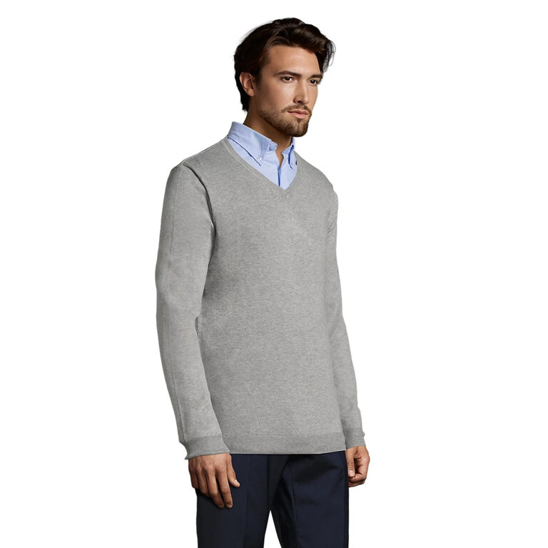 Pull personnalisable en col V en viscose 369 gr/pc - Glory | pandacola - 1