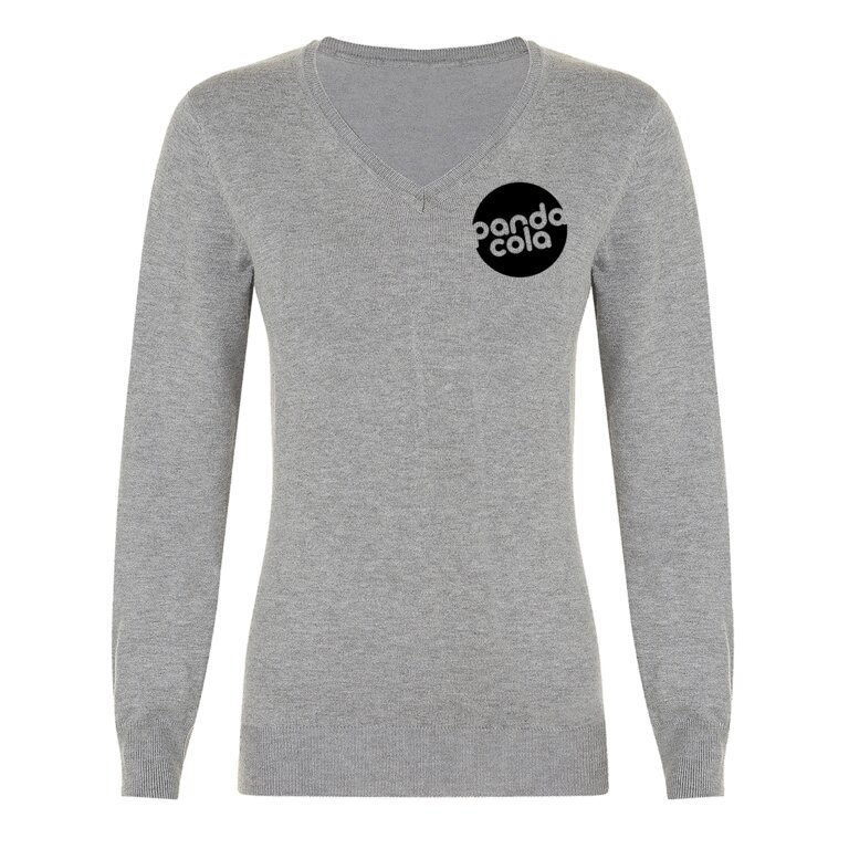 Pull personnalisable en col V en viscose 369 gr/pc - Glory | pandacolach