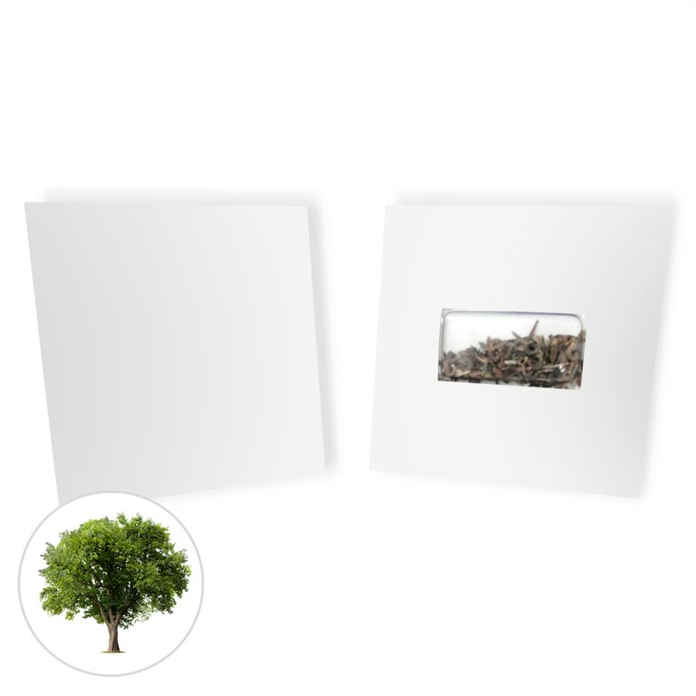 Carte personnalisable avec capsule de graines - Grini | pandacolach