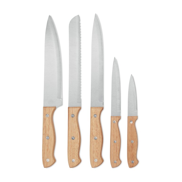 Set de 5 couteaux personnalisé en bois - Cuisto | pandacola - 1