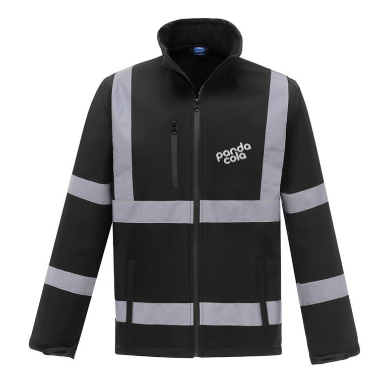 Veste softshell personnalisée à haute visibilité 345 gr/m² - Adam | Yoko® | pandacolach