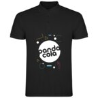 Polo publicitaire homme à manches courtes avec côtes 200 gr/m² - Handa | pandacolach - thumb - 1