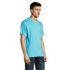 T-shirt personnalisé à col V en coton 150 gr/m² - Victory Couleur | pandacola - thumb - 1