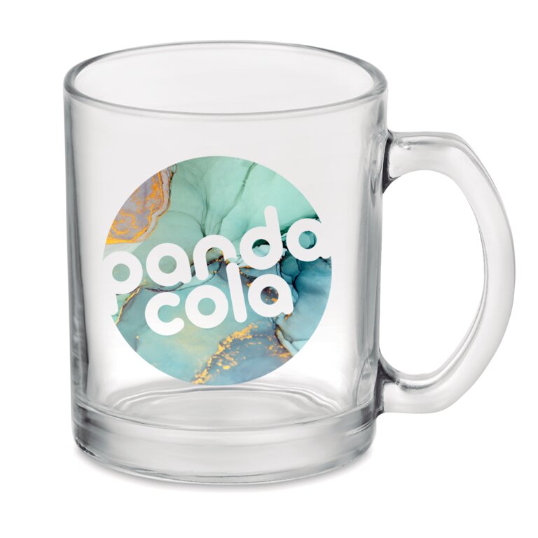 Mug en verre personnalisé en sublimation 300 ml - Subligloss | pandacola