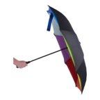 Parapluie réversible personnalisé avec baleines en fibre de verre - Aspira | pandacola - thumb - 6