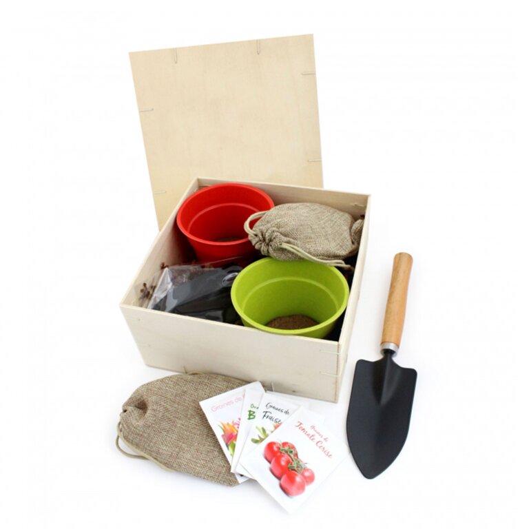 Box de jardinage personnalisable en bois - Bunny | pandacolach