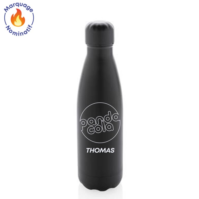 Bouteille isotherme en acier personnalisable avec votre prénom 500 ml - Hoty Own | pandacolach