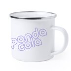 Mug personnalisé vintage en émail de 380 ml - Neyms | pandacola - thumb - 1