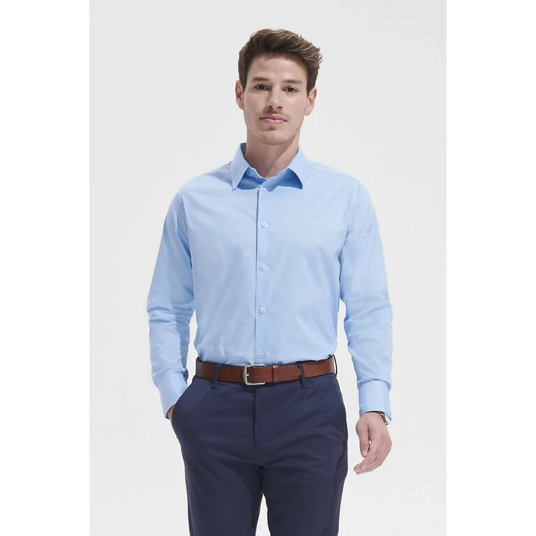 Chemise homme en stretch couleur - Louxor | pandacola