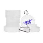 Gobelet personnalisé pliable 22 cl avec boîte à mousqueton - Pessoa | pandacolach - thumb - 2