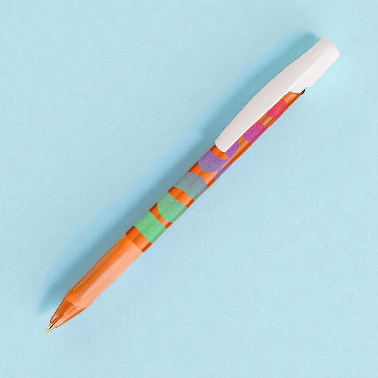 Stylo personnalisé BIC® - Media Clic Grip Frosted | pandacola