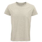 T-shirt personnalisable en coton bio 150 gr/m² - Crusader Couleur Chiné | pandacolach - thumb
