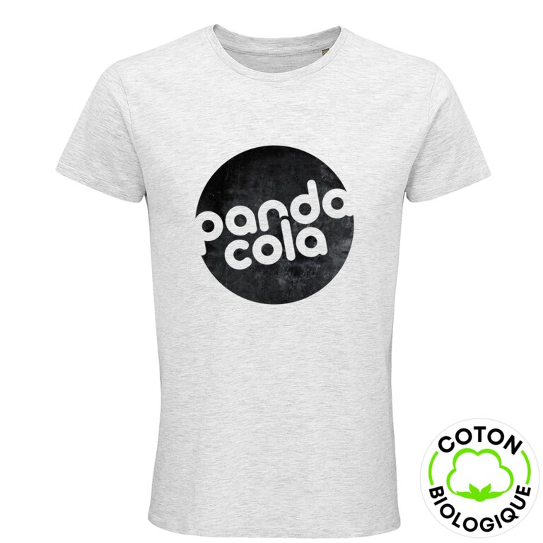 T-shirt personnalisable en coton bio 150 gr/m² - Crusader Couleur Chiné | pandacolach