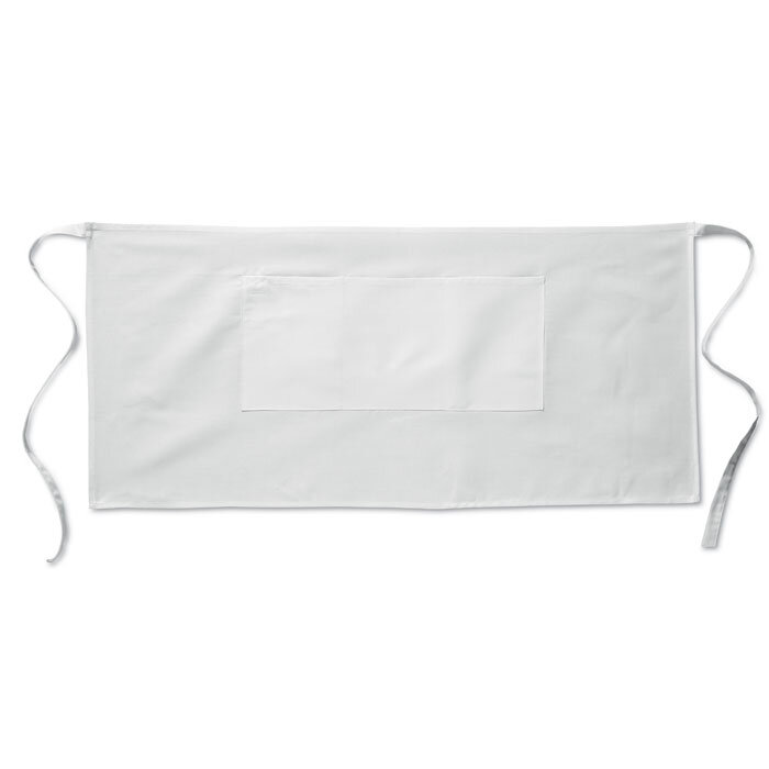 Tablier de cuisine court en polyester personnalisable - Jared | pandacolach