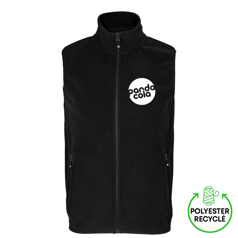 Veste personnalisée mixte micro polaire zippée en polyester recyclé 280 gr/m² - Factor | pandacolach