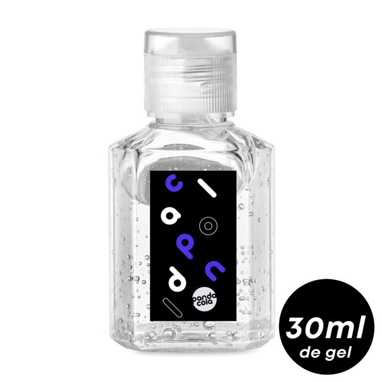 Gel nettoyant personnalisable pour les mains rechargeable 30 ml sans alcool - Norka | pandacolach