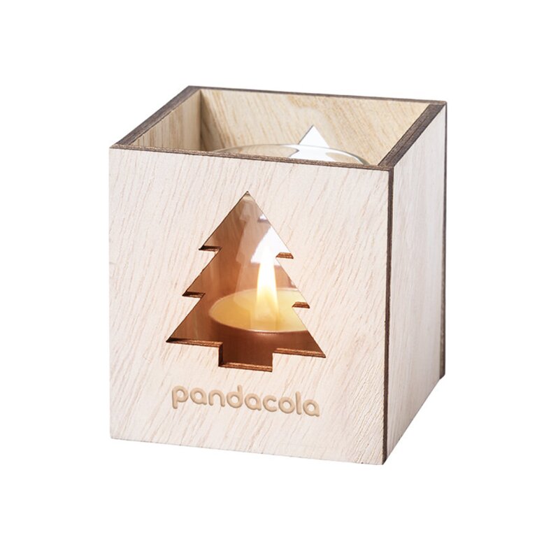 Bougie aromatique Noël personnalisable vanille - Kali | pandacolach