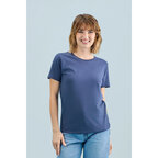 Tee-shirt personnalisable couleur femme coupe cintrée en coton semi-peigné 150 gr/m² - Regent | pandacola - thumb - 2