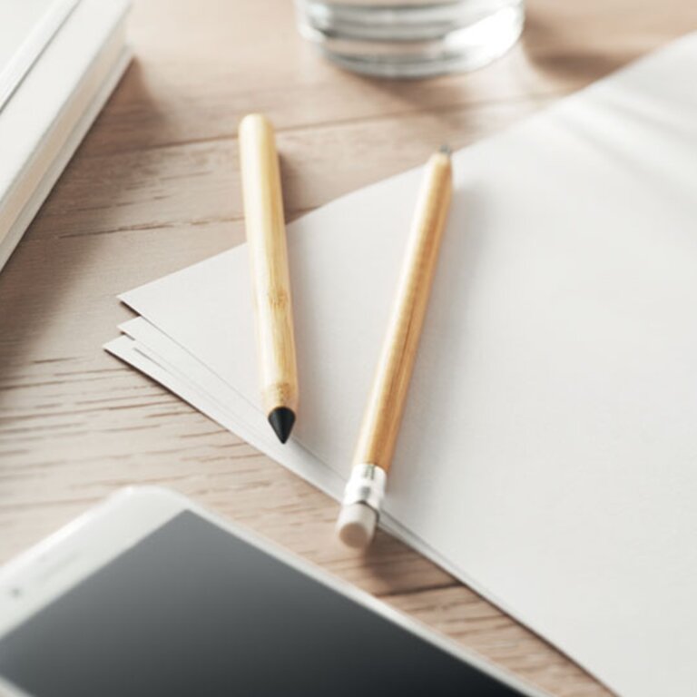 Stylo personnalisé sans encre en bambou - Sansink | pandacolach - 2