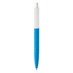 Stylo publicitaire finition losange texturé corps coloré/attribut blanc - X3 Soft Touch | pandacola - thumb - 1