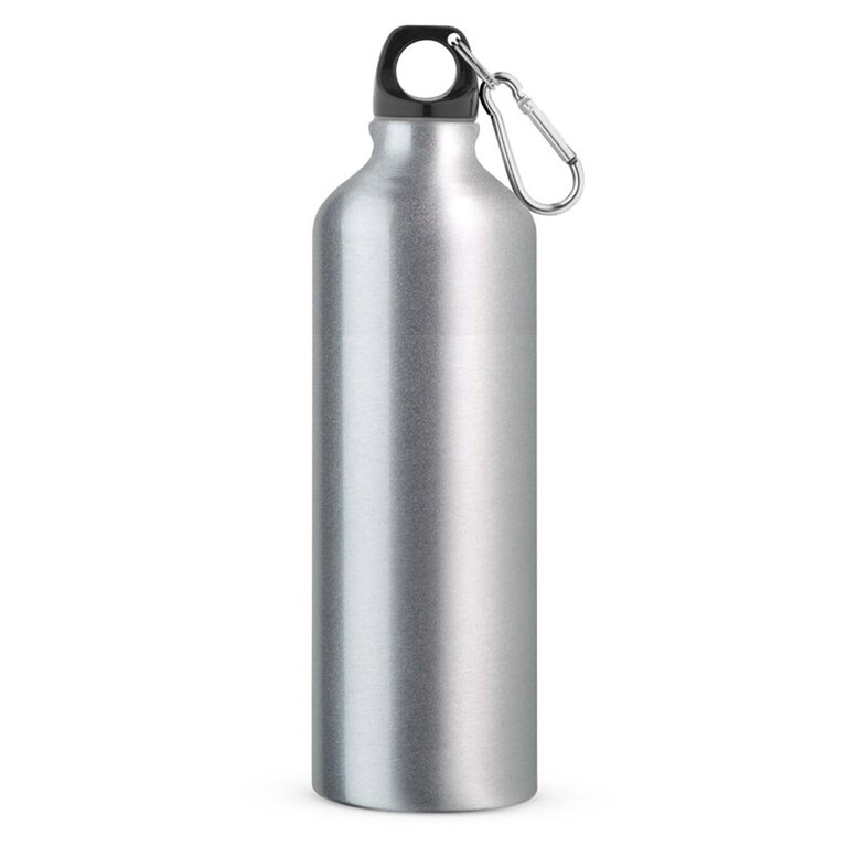 Gourde publicitaire en métal avec mousqueton 770 ml - Oregon | pandacolach