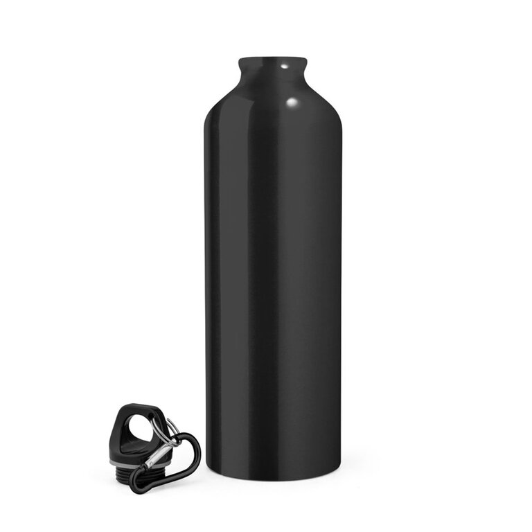 Gourde publicitaire en métal avec mousqueton 770 ml - Oregon | pandacolach - 2