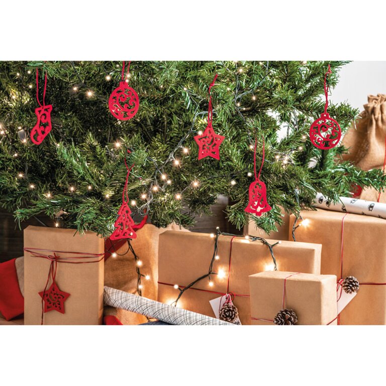 Ensemble de 5 décorations de Noël en feutrine - Feto | pandacolach