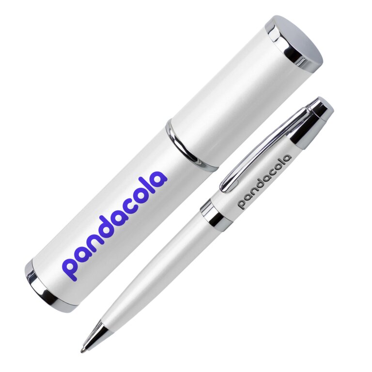 Stylo à bille personnalisable assorti à son tube - Cline | pandacolach