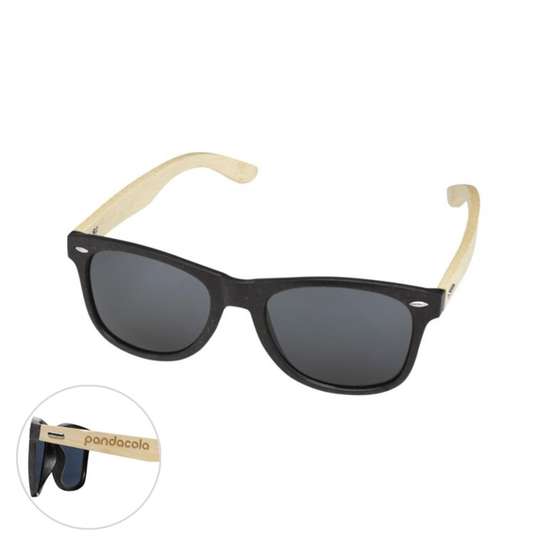 Lunettes de soleil personnalisée avec branches en bambou - Karai | pandacolach