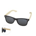Lunettes de soleil personnalisée avec branches en bambou - Karai | pandacolach - thumb - 1