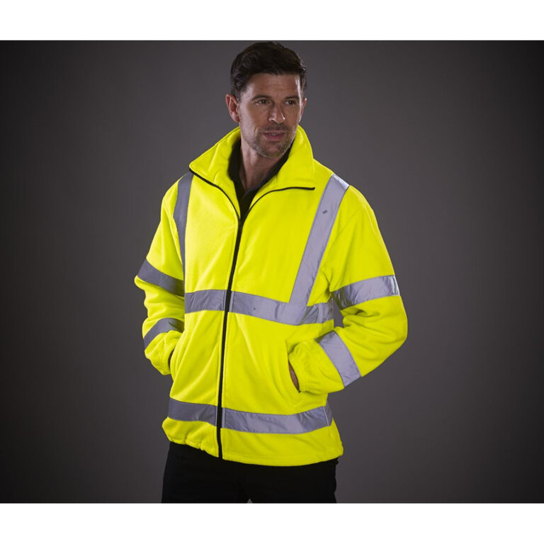 Veste polaire personnalisée à haute visibilité 340 gr/m² - Ella | Yoko® | pandacola