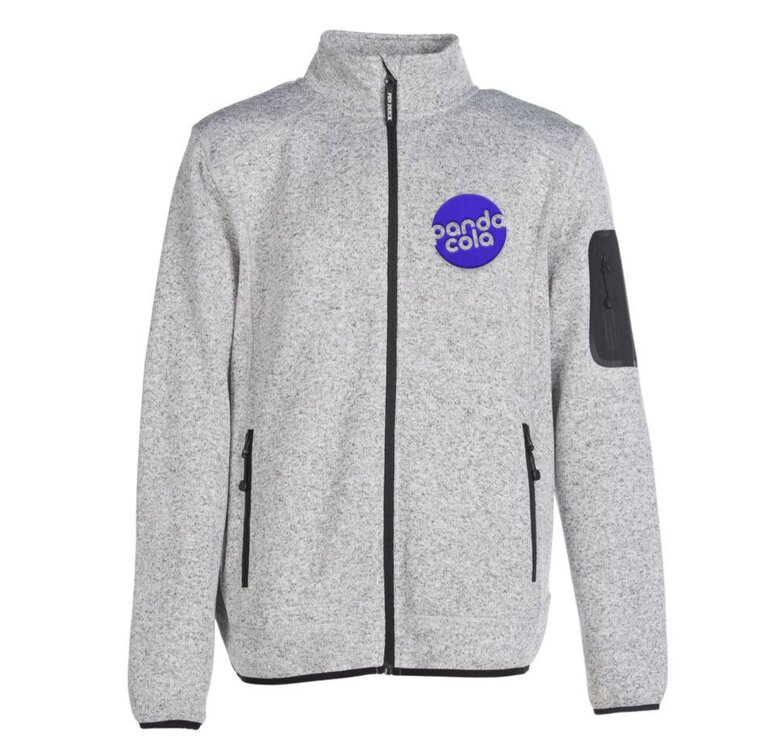 Veste polaire personnalisée en polyester tricoté avec poche zippée 300 gr/m² | PEN DUICK® - Cuba | pandacolach