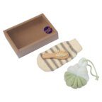 Set de bain personnalisé avec brosse, gant et éponge - Pretai | pandacolach - thumb - 2