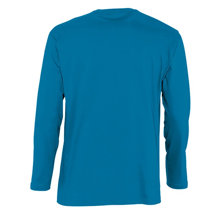 T-shirt publicitaire à manches longues en coton semi-peigné 150 gr/m² - Monarch Couleur | pandacolach - 1