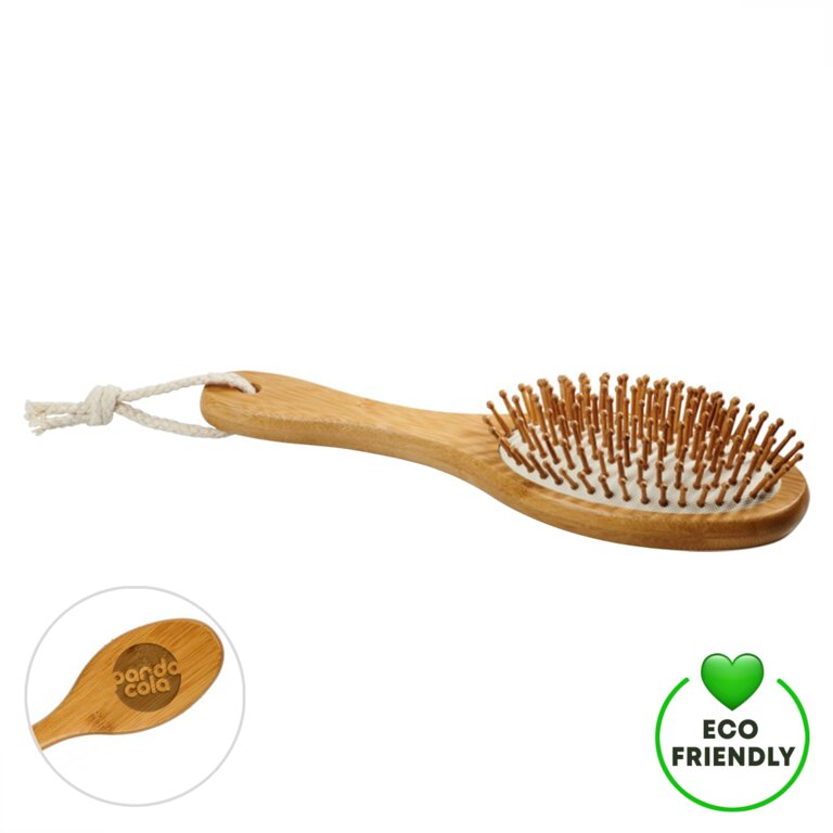 Brosse à cheveux personnalisée en bambou - Quoife | pandacola