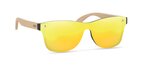 Lunettes de soleil personnalisées à branches bambou et verres miroir - Alo | pandacolach - thumb - 1