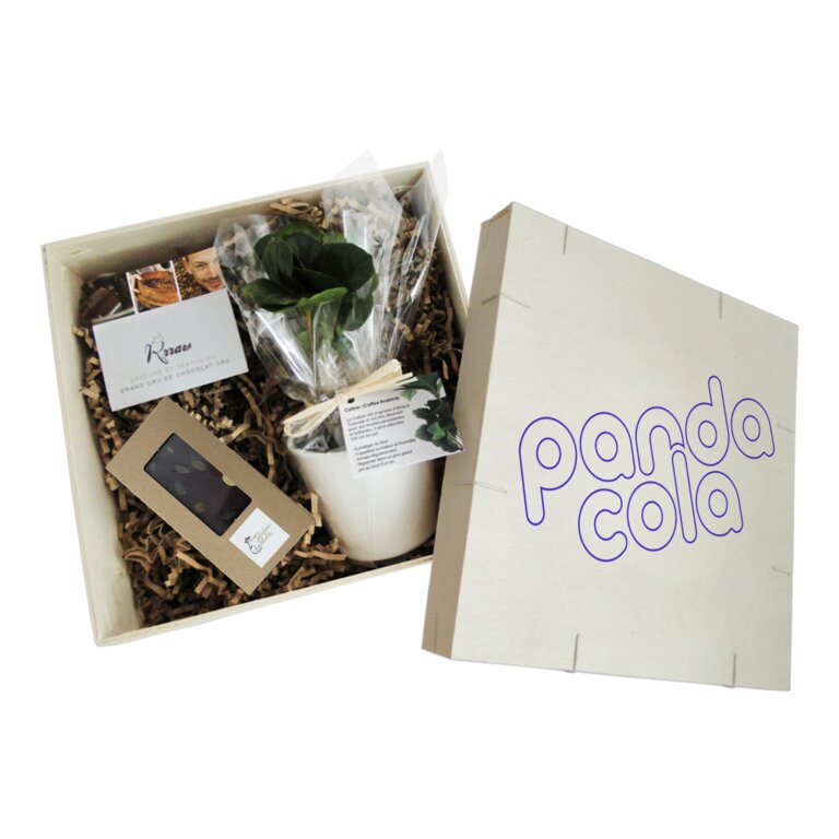 Coffret caféier personnalisable - Kafer | pandacola