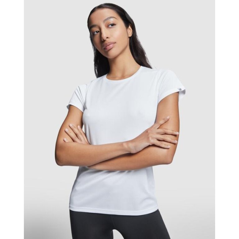 T-shirt sport personnalisable en polyester recyclé 135gr/m² - Espro White | pandacola