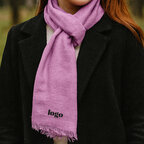 Foulard publicitaire en coton biologique certifié GOTS - Riba | pandacola - thumb - 1