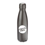 Bouteille isotherme personnalisable en acier inoxydable 500 ml et finition métallique - Swing Luxe | pandacolach - thumb - 1