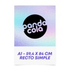 Affiche publicitaire en quadrichromie recto 135 gr/m² 84,1 x 59,4 cm - Deny | pandacolach - thumb - 1