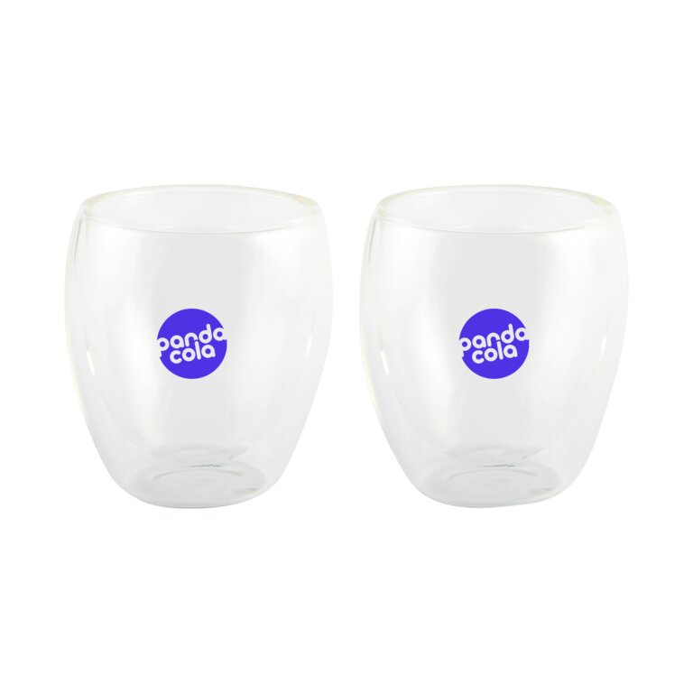 Verres personnalisables à double paroi 100 ml - Gouma | pandacolach