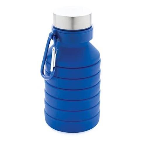 Bouteille personnalisable en silicone pliable avec couvercle  550 ml - Albury | pandacolach - 4