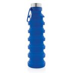 Bouteille personnalisable en silicone pliable avec couvercle  550 ml - Albury | pandacola - thumb - 1